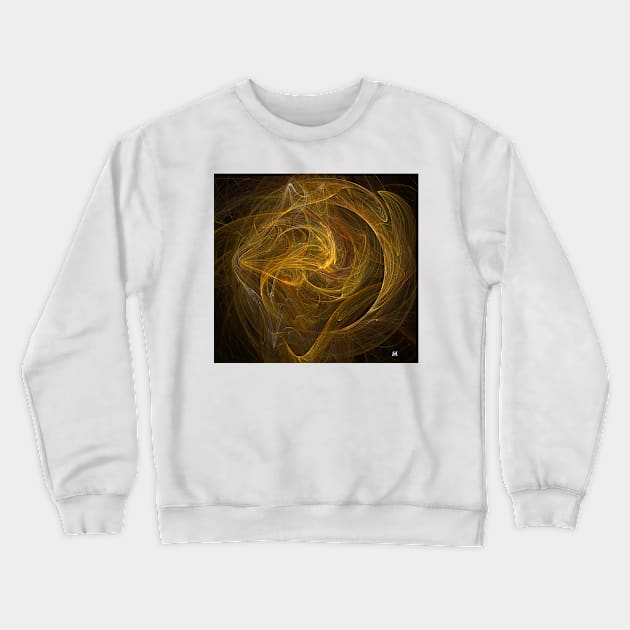 Golden Mess Crewneck Sweatshirt by Edward L. Anderson 